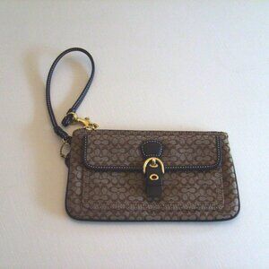 Coach Signature Wristlet Purse- Make a Coach Bundle